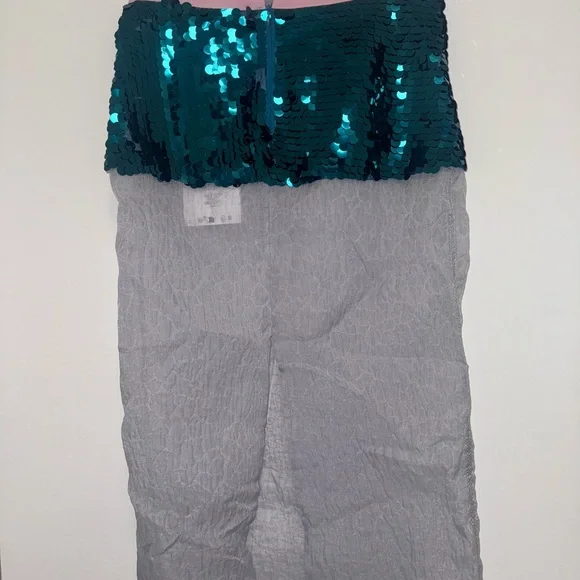 Zara Contrast Sequinned Skirt Limited Edition Dusty Mauve Size XS S 2630/800 NWT - Picture 6 of 8